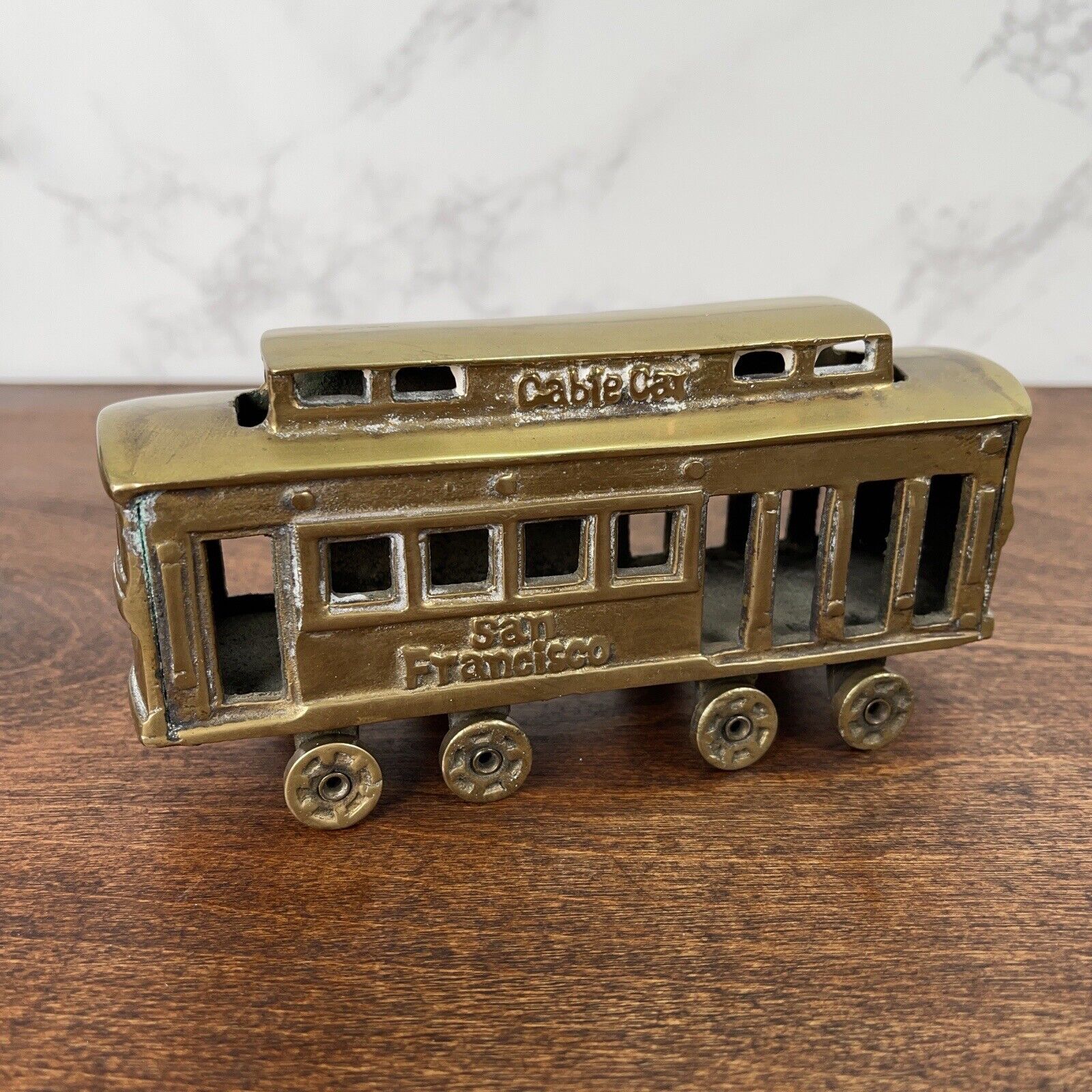 Vintage Cast Metal San Francisco Cable Car