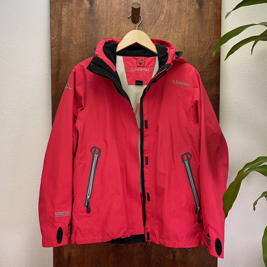 Schoffel Gore Tex WaterProof Vintage Jacket Size UK14 (US 10) Women’s Red Hooded