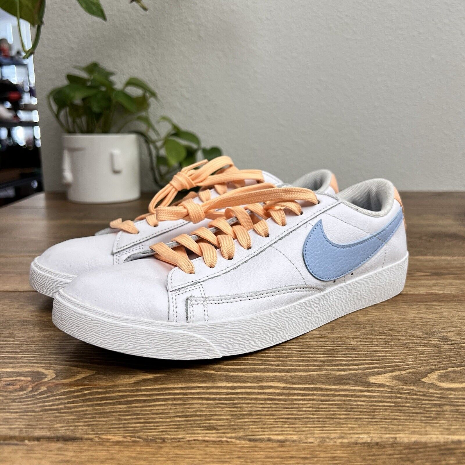 Nike Blazer Low LE 'Psychic Blue' Women's Size 9 White Low Tops AV9370-104