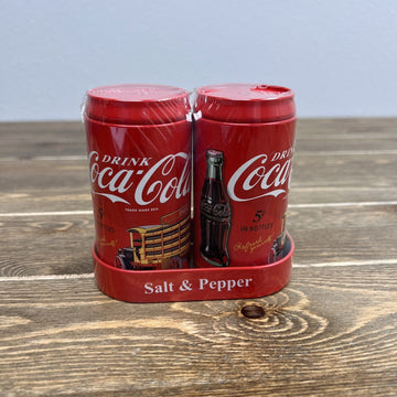 Coca Cola Salt and Pepper Shaker Set Of 2 Red White Coke Truck New