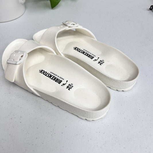 Birkenstock Madrid EVA Women's Size 36/ USA 5.5 Slip On Slide Sandals White