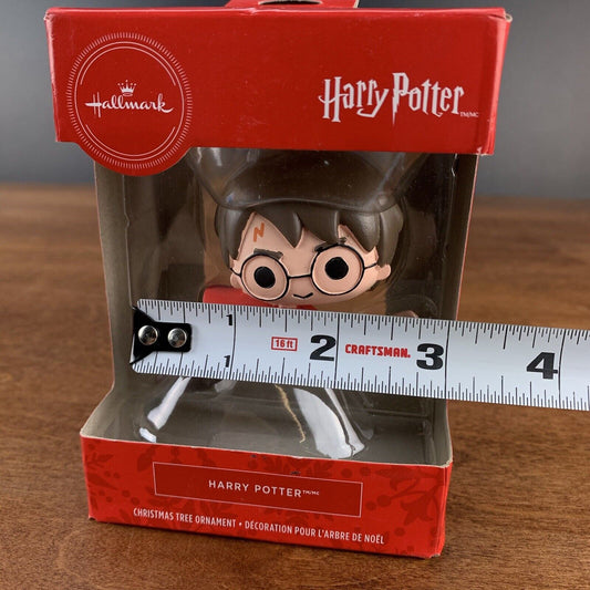 Harry Potter Hallmark Red Box Christmas Tree Ornament Flying on Broomstick