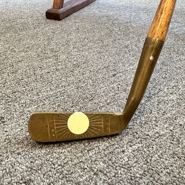 Antique 1920's Macgregor B5 Perfection Ivora Face Putter Wood Shaft Golf Club