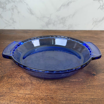 Blue Anchor Hocking Ovenware 9" Deep Pie Plate 1 Qt. 1075