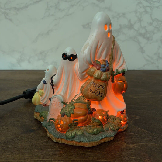 Prettique Designs Itty Bitty Boo Lighted Halloween Figurine Ghost Trick Or Treat