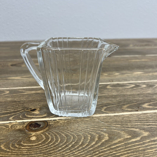 Crystal Paden City 12 oz. Milk , Syrup Pitcher