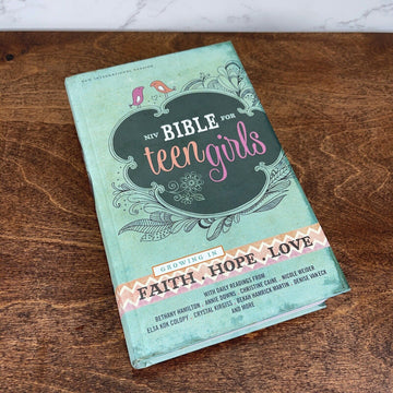 Bible for Teen Girls Growing In FAITH. HOPEVLOVE Hardcover