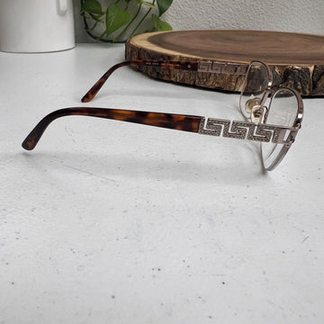 VERSACE Eyeglasses 1220-B 1052 Copper Tortoise Frames 54-16-140