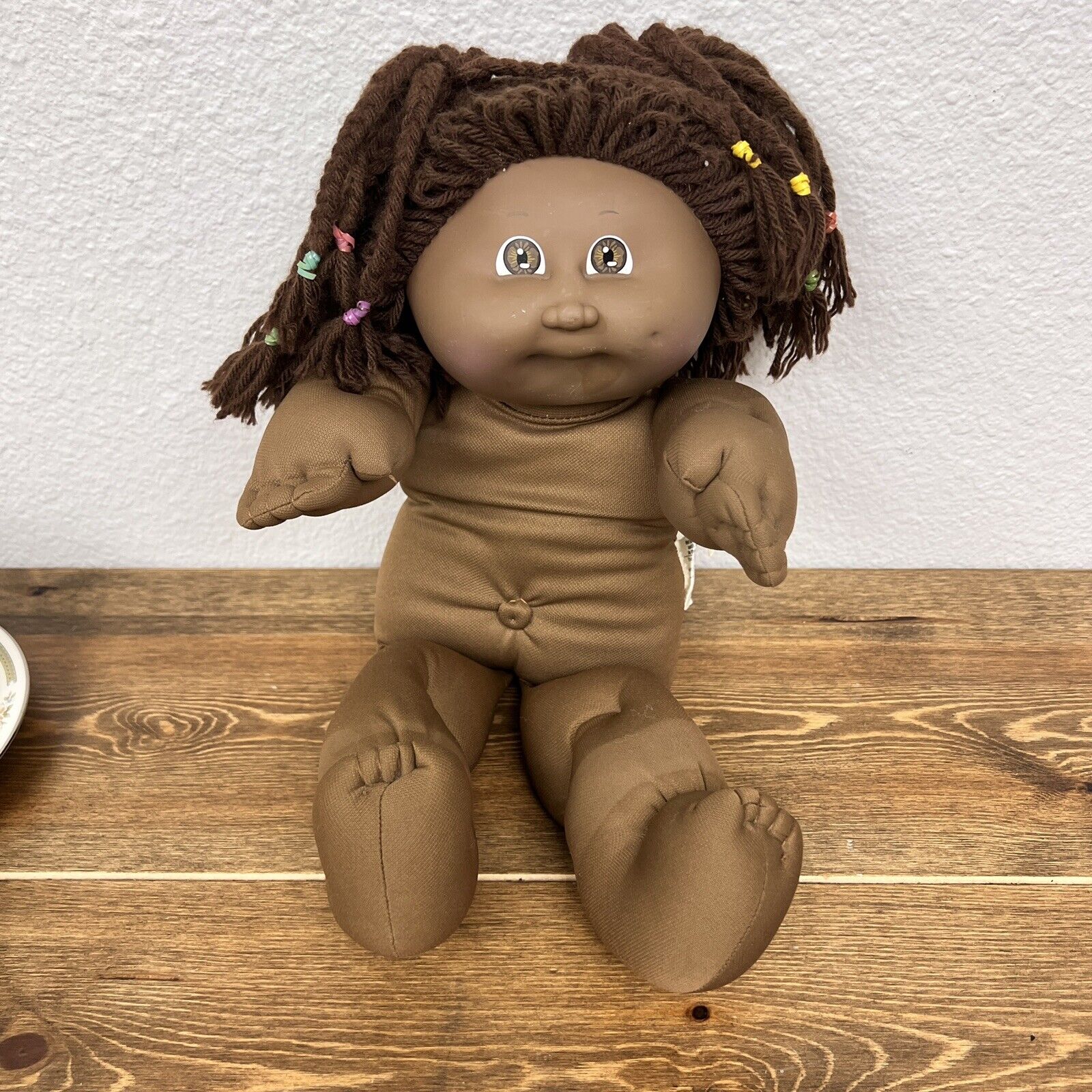 Cabbage Patch Kids African American Doll Coleco Sign Xavier Robert 85 Vintage