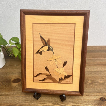 Hudson River Inlay, Hummingbird! Signed