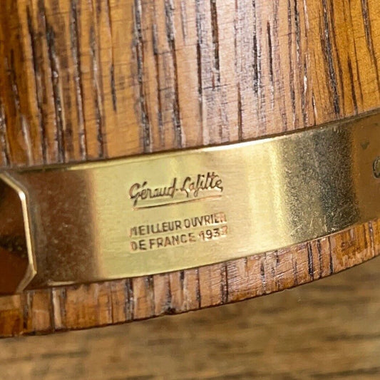 1933 Gerard Lafitte Meilleurs d'Ouvrier de France Brass & Oak Barrel
