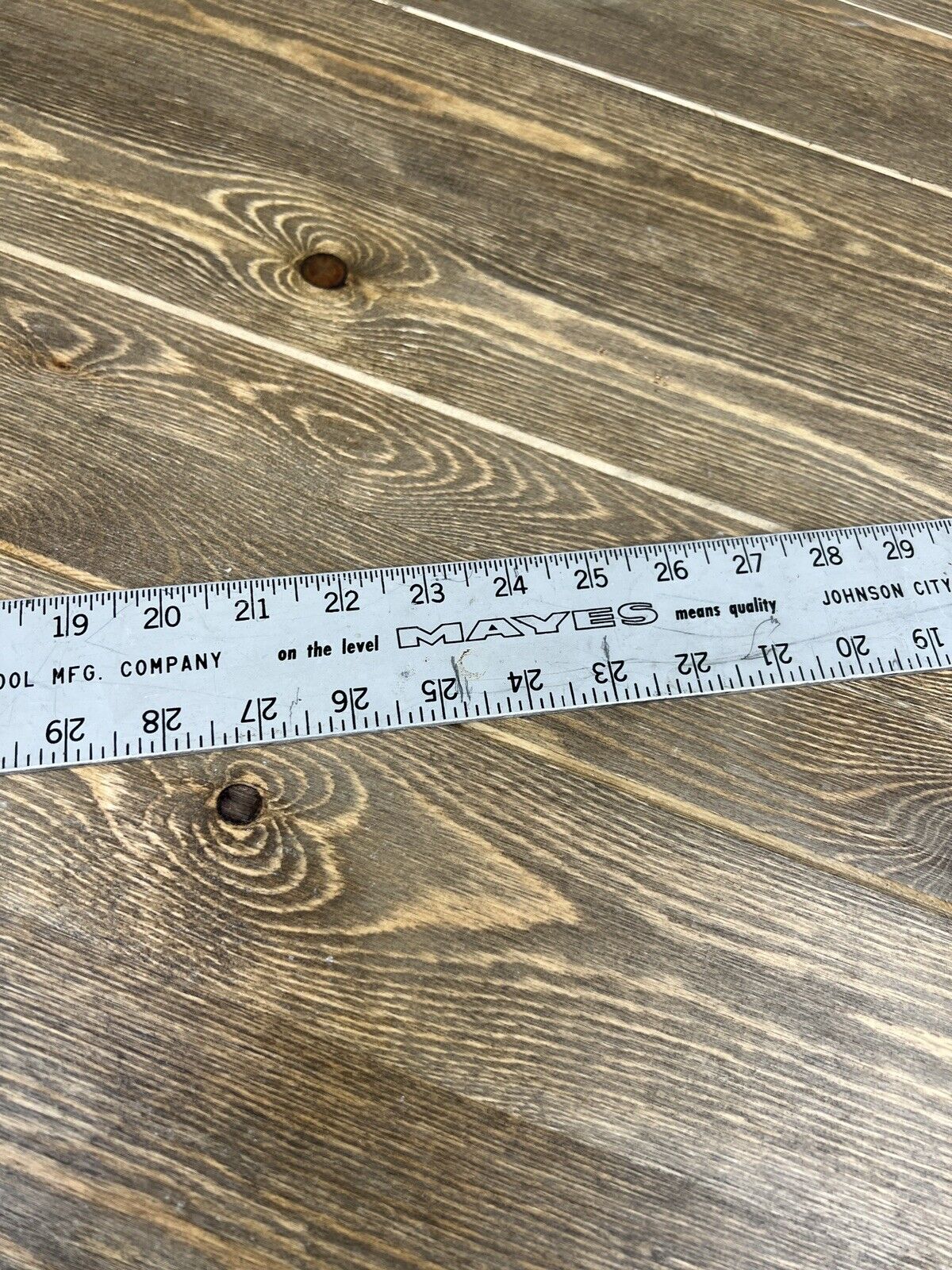 Rare 48" MAYES BROTHERS TOOL MFG CO Level - Johnson City, TN - Measuring Ruler