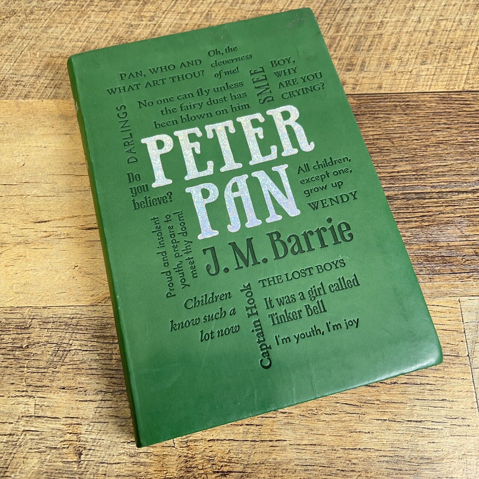 Peter Pan by J.M. Barrie Beautifull Illustrated Deluxe Soft Leather Feel Edition