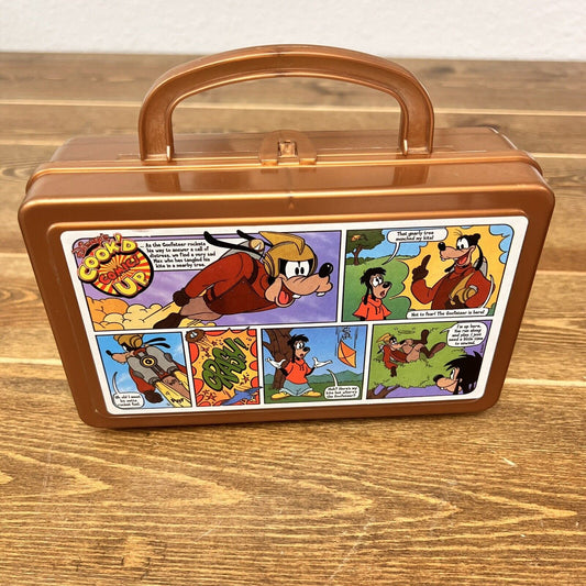 Disney Goofy Cook'd Up Comics 90s Lunch Box Pail Pencil Box Plastic