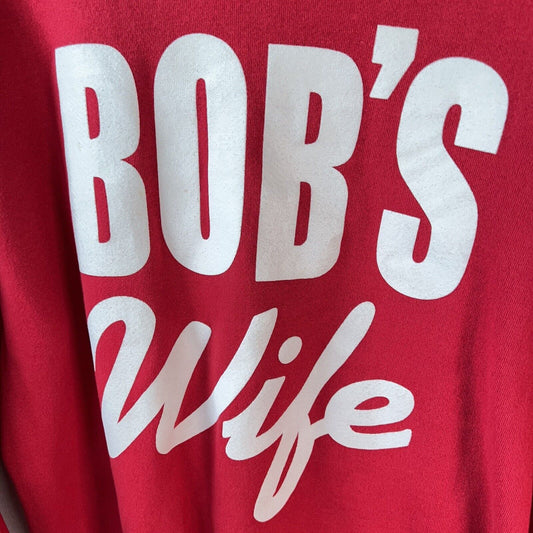 Vintage LEE Heavy Weight Bobs Wife’s Sweatshirt Large L Red 90s