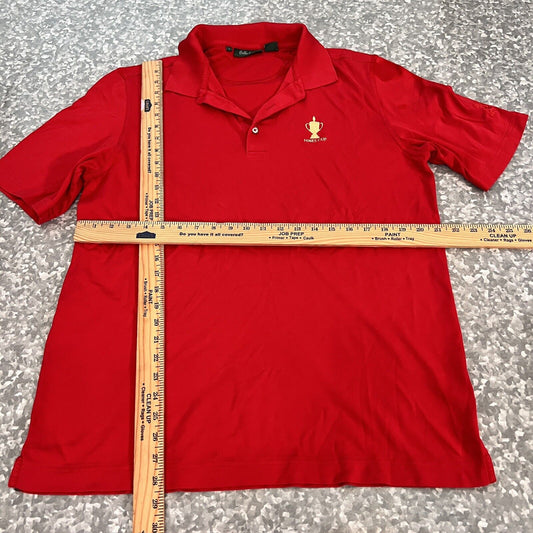 Bobby Jones Polo Shirt Mens Large Red  Hines Cup Activewear