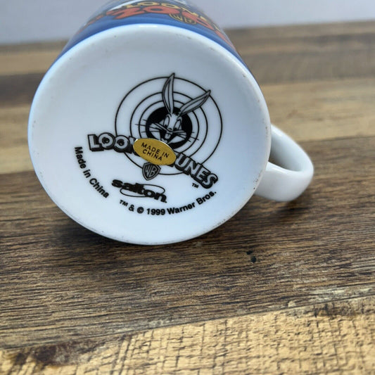 Looney Tunes Mug Cup Mill-Looney-um BUGS DAFFY 3.5" Tall Vtg 1999