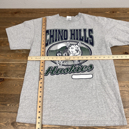 Chino Hills High School Huskies Gray T-shirt Size L California