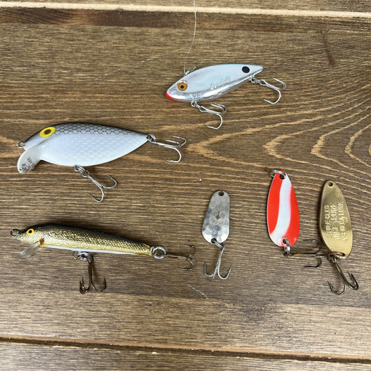 Vintage Thin Fin Lures Lot Of 6