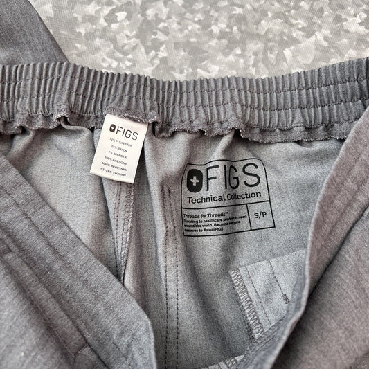 FIGS Technical Collection TW2000p Cargo Graphite Grey Scrub Pants Small