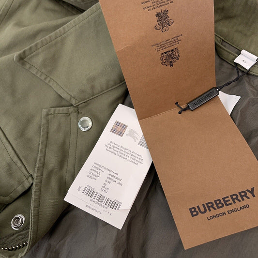 BURBERRY Middleton Military Jacket Size 52 (US 42 or L/XL) Patch Authentic NWT