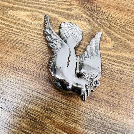 Silver-Tone John Hardy Dove Scarf Tie Or Lapel Clip