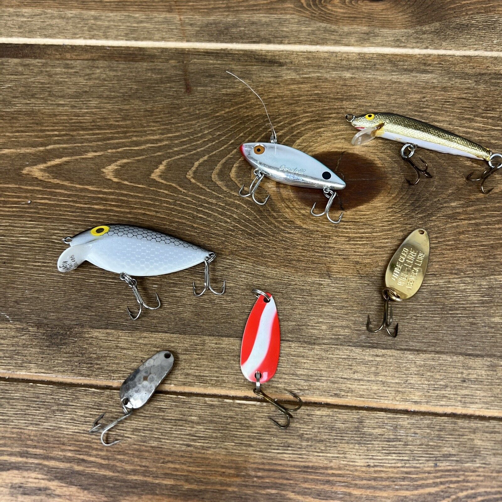 Vintage Thin Fin Lures Lot Of 6