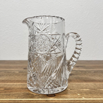 Clear Glass Pitcher Iced Tea Pitcher Glass Handle Crystal Pitcher