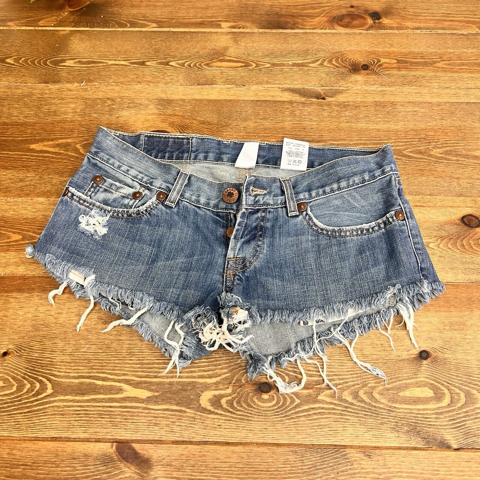 Lucky Brand Short Shorts Size 6/28 Midnight Maggie