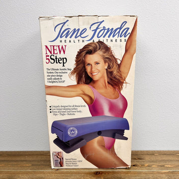 Jane Fonda Aerobics New 5 Step ~ 5 Heights w/ Sealed VHS