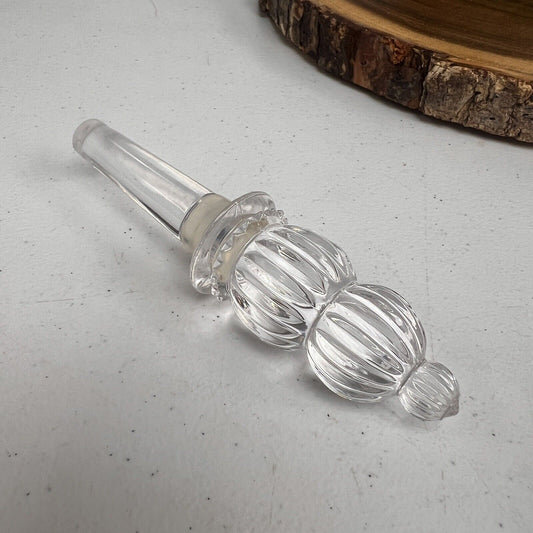 Vintage Mikasa Monterey Austrian Crystal  Wine bottle Stopper Decanter