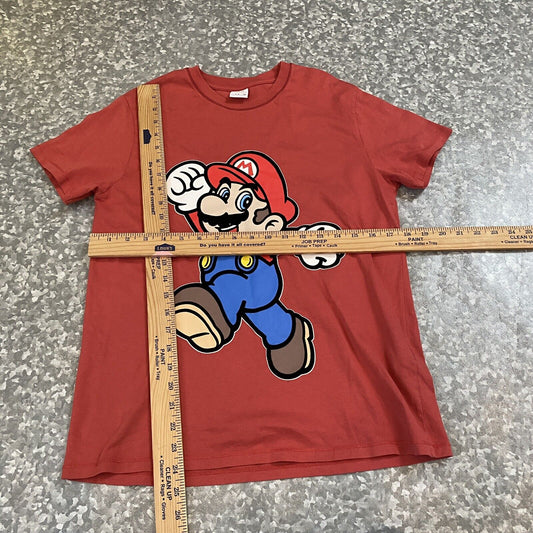 Zara Kids Graphic T-Shirt Red Youth Size 11-12 Súper Mario