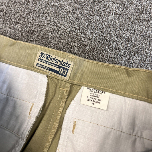 Vintage Interstate 93  Pants Size 11 Beige USA Made 90s