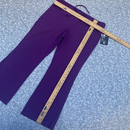 Dickies Uniforms Purple Scrub Pants Drawstring Waist Medical NWT Size S