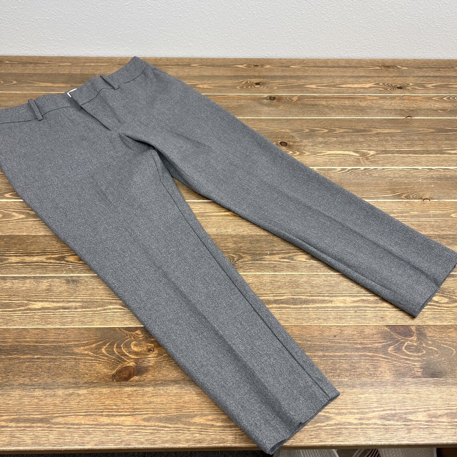 A New Day Womens Dress Pants 12 Stretch Elastizado Gray