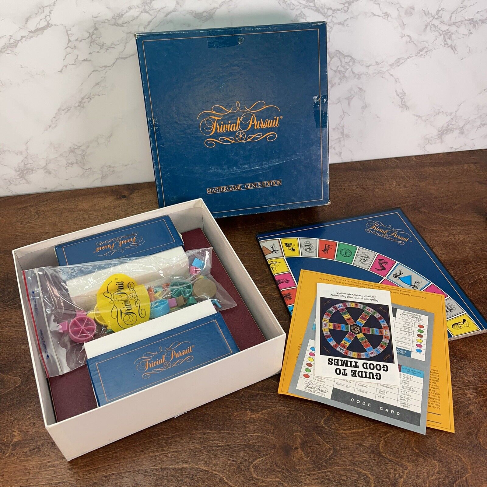 Trivial Pursuit Master Game Genius 1 Edition No. 7 1981 Vintage  Family Fun