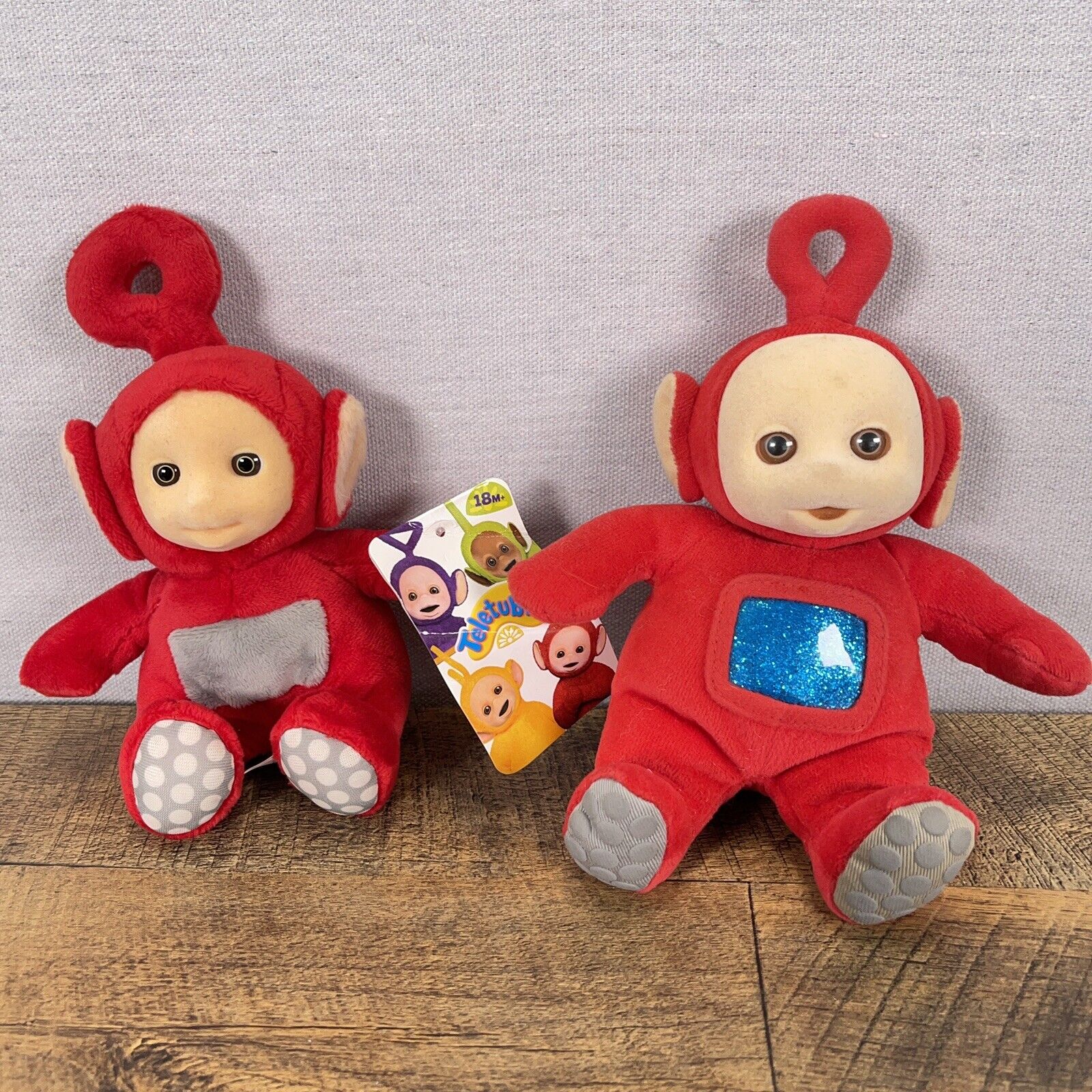 2 Teletubbies Eden Gift Red Stuffed Plush Toy