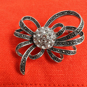 Park Lane Antiquity Brooch/Pin- marcasite & Swarovski crystals