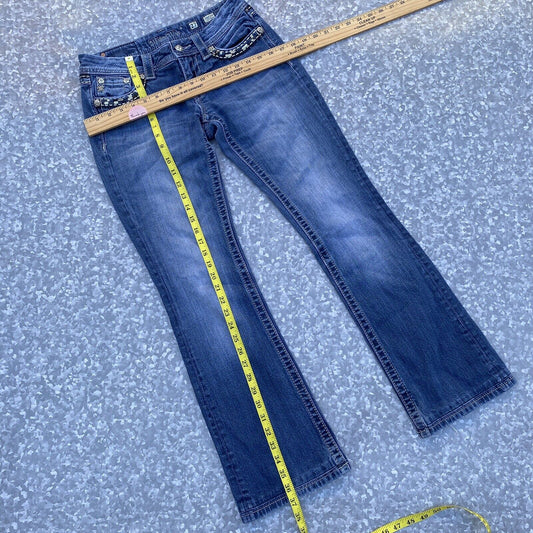 MISS ME Women's "JE5453E9X"" Easy Boot Cut Jeans Size 27