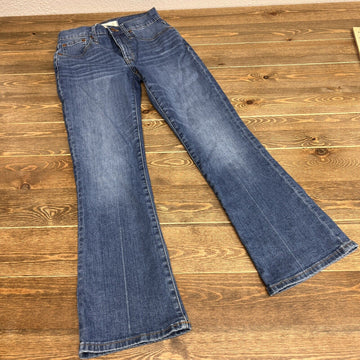 Madewell Women's Cali Demi Boot Blue Jeans Size 24