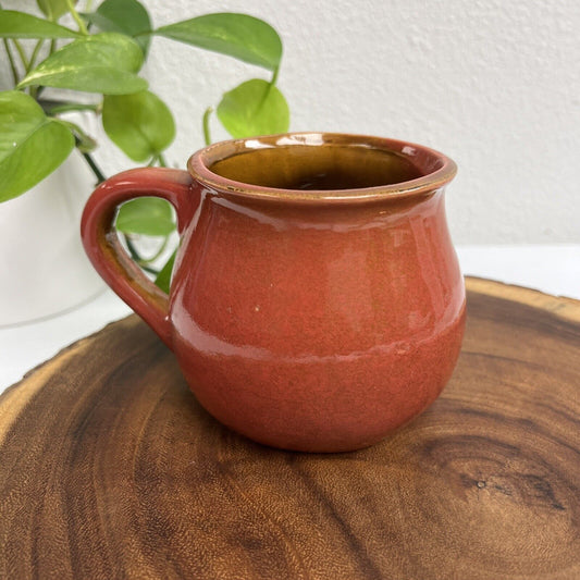 Cape Shore Authentic Souvenirs Camper Ceramic Mug Red Burnt  Pottery  Colorado