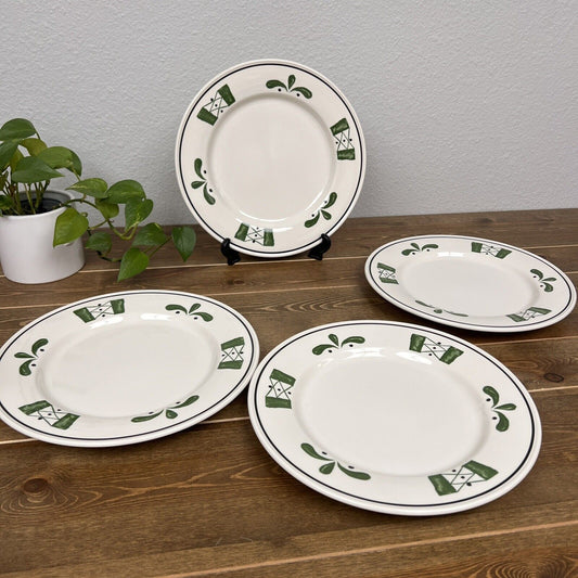 Olive Garden Restaurant Dinner Plates Set Of 4 Vintage Buffalo China