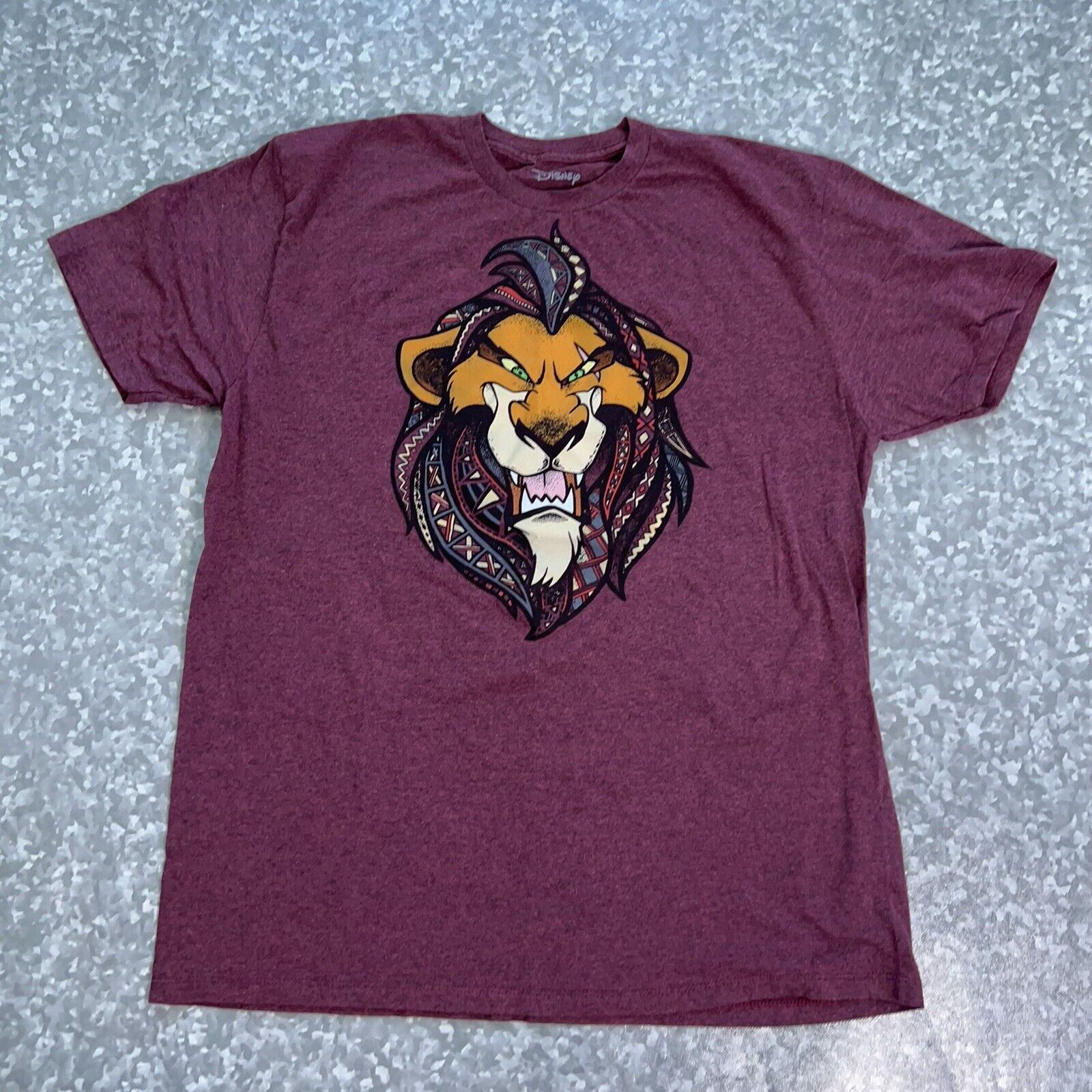 Disney The Lion King Scar T Shirt Mens Sz xLCartoons Movies Classic Villain Logo