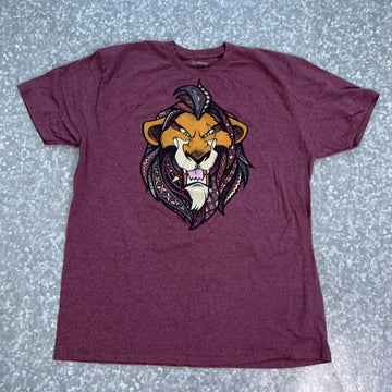 Disney The Lion King Scar T Shirt Mens Sz xLCartoons Movies Classic Villain Logo