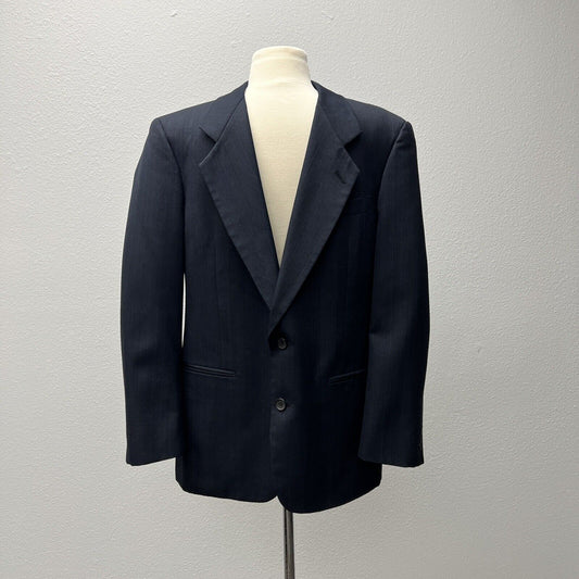 Finchley Mens Blazer Two Button Navy Sport Coat Jacket S 40