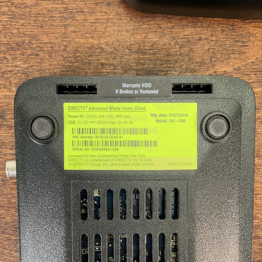 Direct TV Advanced Whole Home Client and Connected Home Adapter