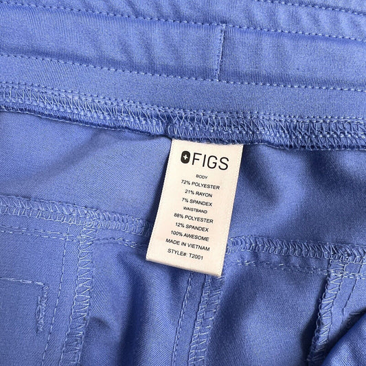 FIGS Scrub Pants Men's Technical Collection Double Pocket T2001 Blue Size L