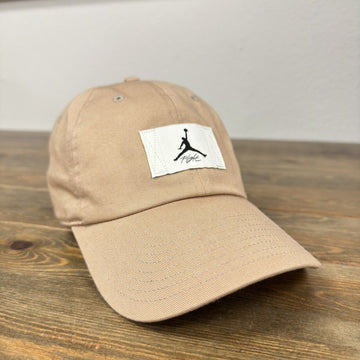 Michael Jordan Air Jordan Flight Tan Dad Hat Club Cap Patch Adjustable L/XL