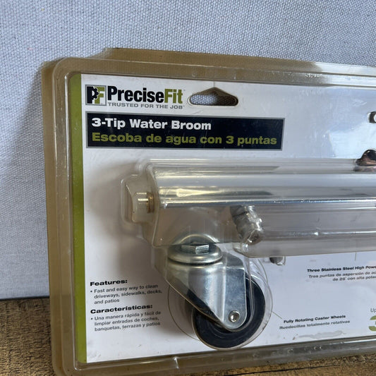 Precision Fit Water Broom Kit 3000 PSI 3 Tip Gas Electric 1/4 in Deck Driveway