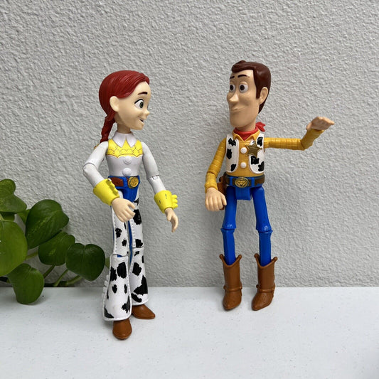 Toy Story Woody & Jessie Action Figure Disney Mattel Jesse Doll Posable Pixar